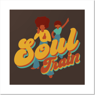 SOUL TRAIN DANCING VECTOR Posters and Art